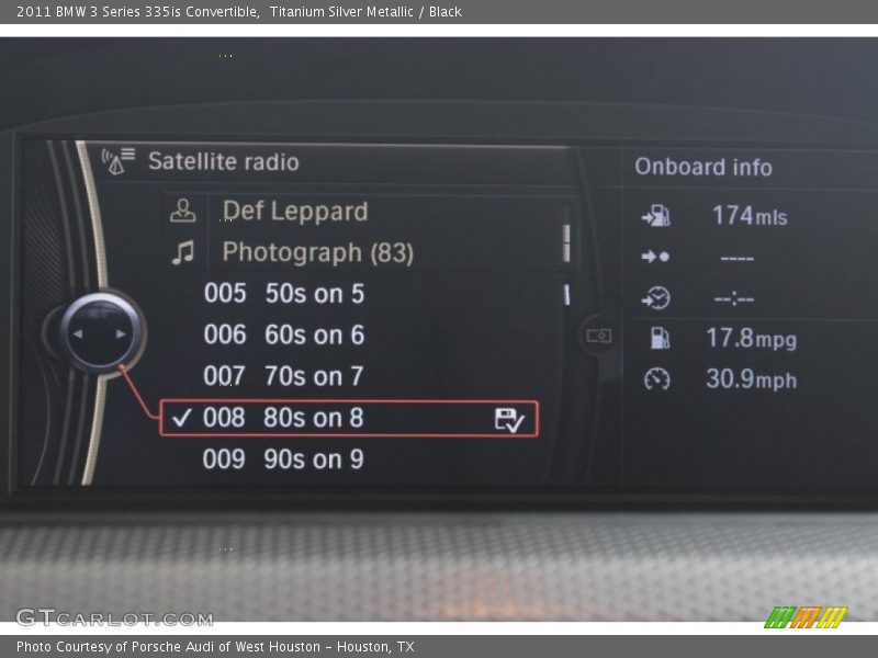 Titanium Silver Metallic / Black 2011 BMW 3 Series 335is Convertible