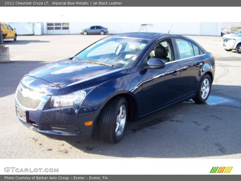 Imperial Blue Metallic / Jet Black Leather 2011 Chevrolet Cruze LT