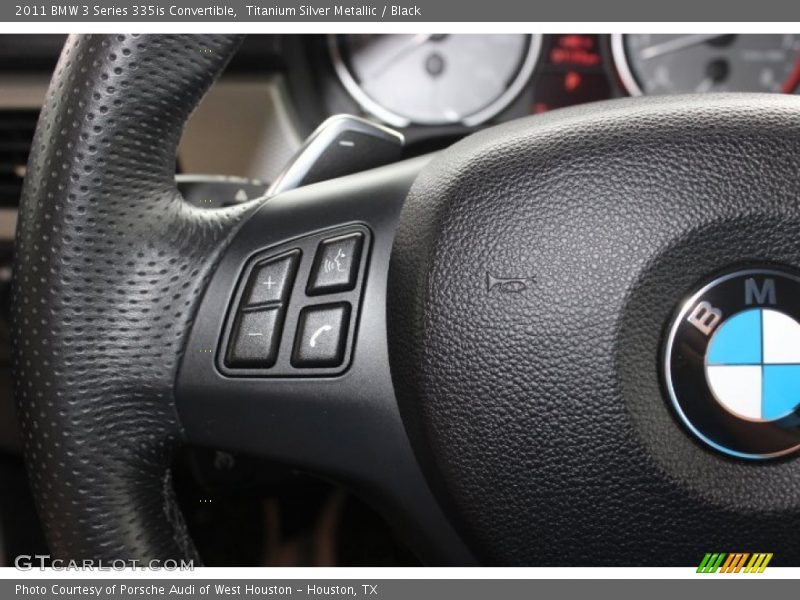 Titanium Silver Metallic / Black 2011 BMW 3 Series 335is Convertible