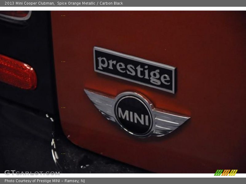Spice Orange Metallic / Carbon Black 2013 Mini Cooper Clubman