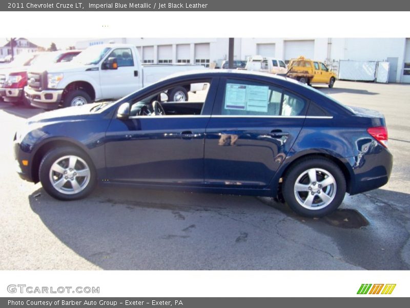 Imperial Blue Metallic / Jet Black Leather 2011 Chevrolet Cruze LT
