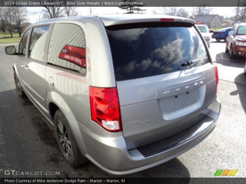 Billet Silver Metallic / Black/Light Graystone 2014 Dodge Grand Caravan SXT