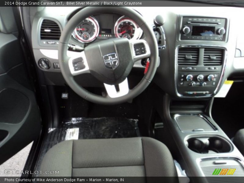 Billet Silver Metallic / Black/Light Graystone 2014 Dodge Grand Caravan SXT