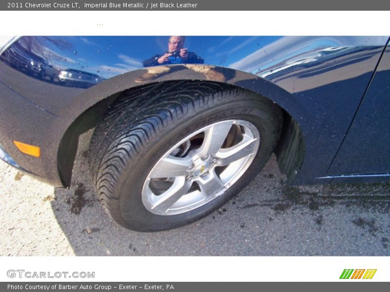 Imperial Blue Metallic / Jet Black Leather 2011 Chevrolet Cruze LT