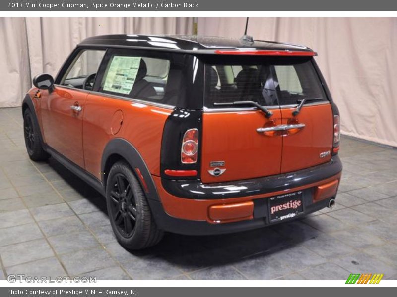 Spice Orange Metallic / Carbon Black 2013 Mini Cooper Clubman