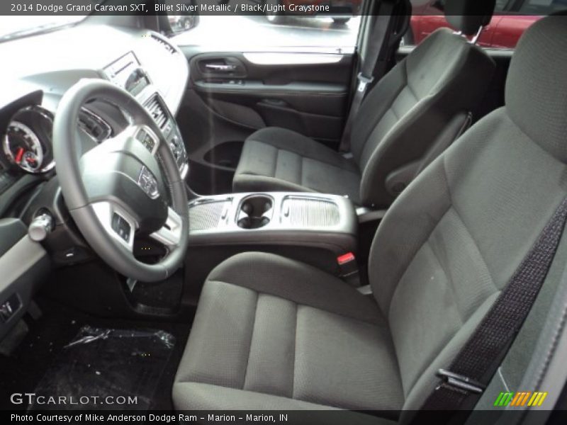 Billet Silver Metallic / Black/Light Graystone 2014 Dodge Grand Caravan SXT