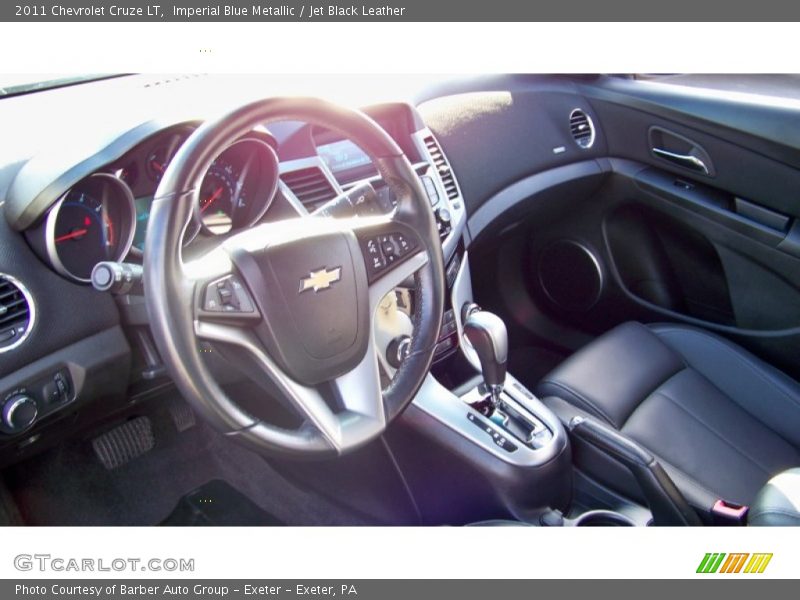 Imperial Blue Metallic / Jet Black Leather 2011 Chevrolet Cruze LT