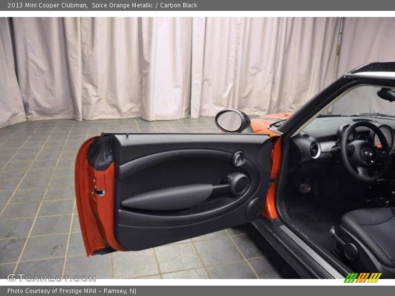 Spice Orange Metallic / Carbon Black 2013 Mini Cooper Clubman