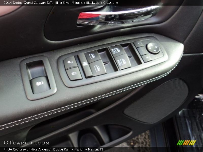 Billet Silver Metallic / Black/Light Graystone 2014 Dodge Grand Caravan SXT