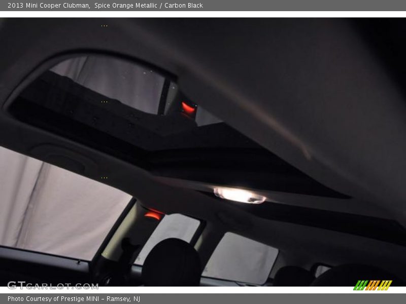 Spice Orange Metallic / Carbon Black 2013 Mini Cooper Clubman
