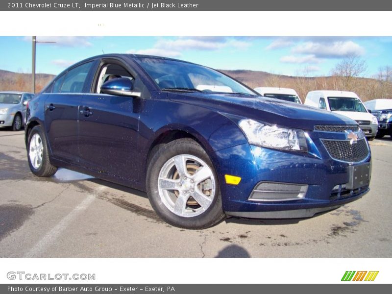 Imperial Blue Metallic / Jet Black Leather 2011 Chevrolet Cruze LT