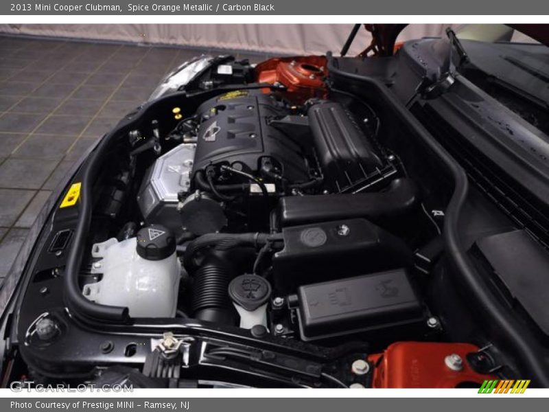 Spice Orange Metallic / Carbon Black 2013 Mini Cooper Clubman