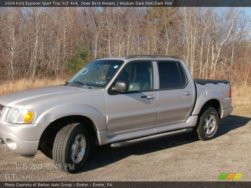 Silver Birch Metallic / Medium Dark Flint/Dark Flint 2004 Ford Explorer Sport Trac XLT 4x4