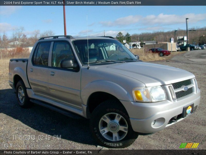 Silver Birch Metallic / Medium Dark Flint/Dark Flint 2004 Ford Explorer Sport Trac XLT 4x4