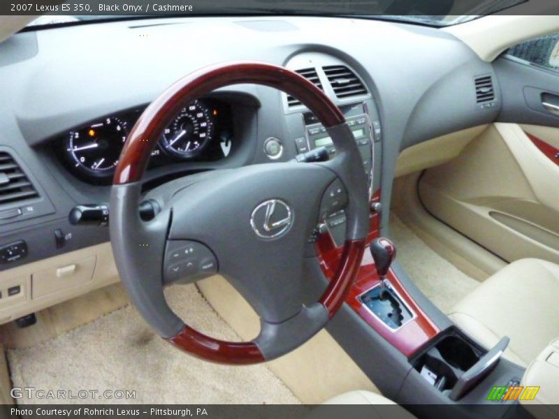 Black Onyx / Cashmere 2007 Lexus ES 350
