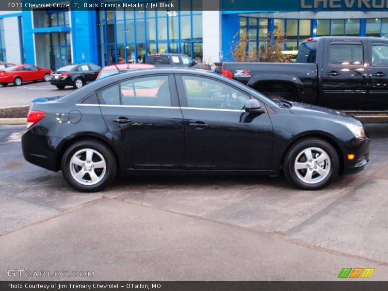 Black Granite Metallic / Jet Black 2013 Chevrolet Cruze LT