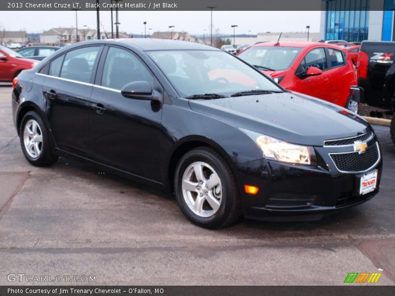 Black Granite Metallic / Jet Black 2013 Chevrolet Cruze LT