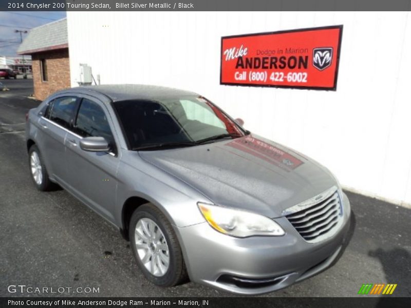 Billet Silver Metallic / Black 2014 Chrysler 200 Touring Sedan