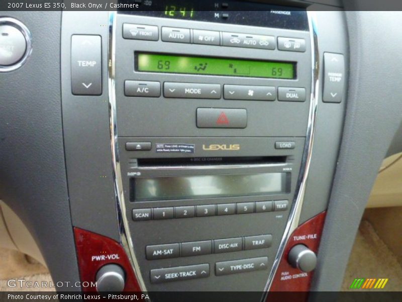 Black Onyx / Cashmere 2007 Lexus ES 350