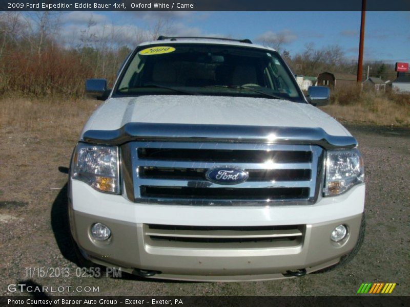 Oxford White / Camel 2009 Ford Expedition Eddie Bauer 4x4