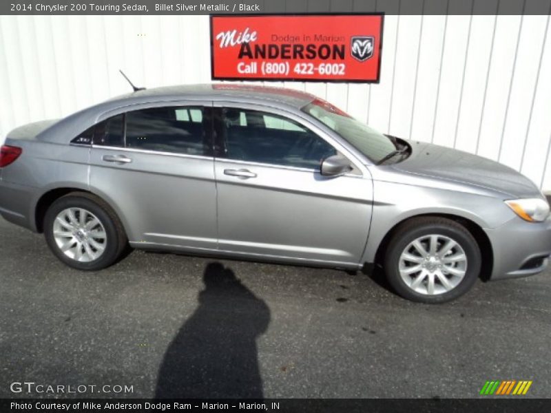 Billet Silver Metallic / Black 2014 Chrysler 200 Touring Sedan