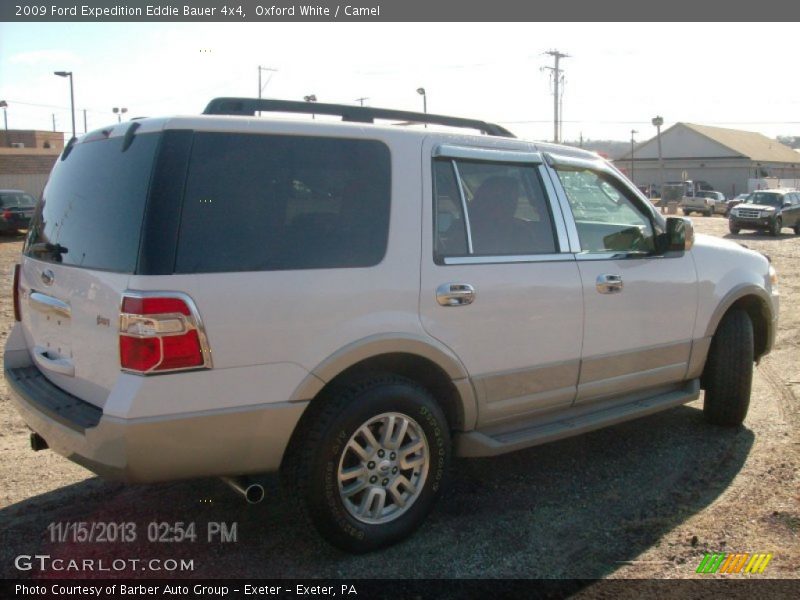 Oxford White / Camel 2009 Ford Expedition Eddie Bauer 4x4
