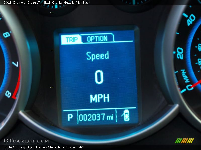 Black Granite Metallic / Jet Black 2013 Chevrolet Cruze LT