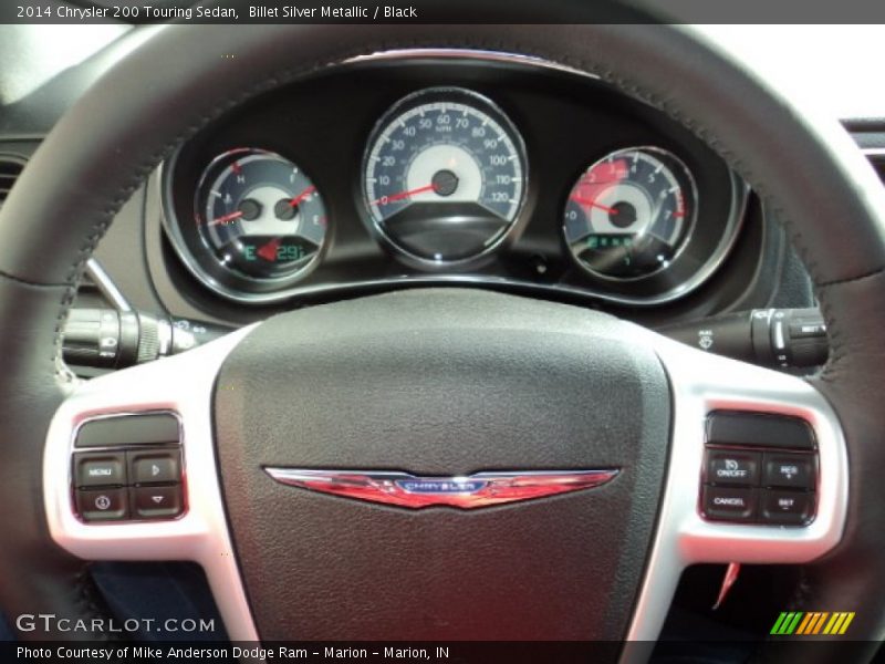Billet Silver Metallic / Black 2014 Chrysler 200 Touring Sedan