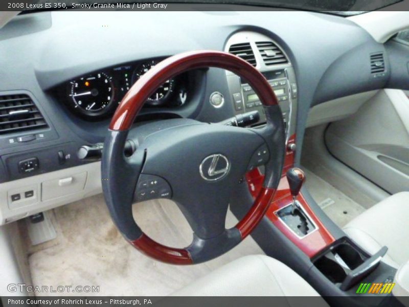 Smoky Granite Mica / Light Gray 2008 Lexus ES 350