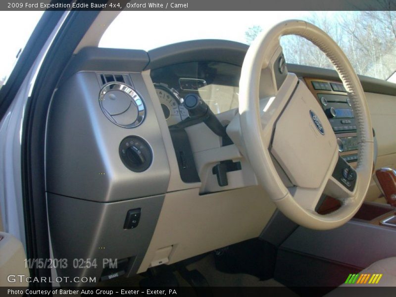 Oxford White / Camel 2009 Ford Expedition Eddie Bauer 4x4