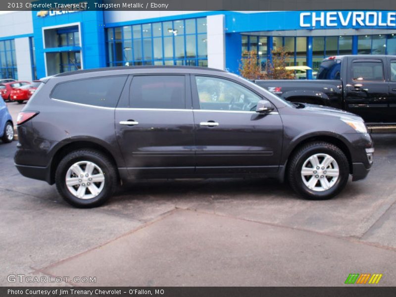 Tungsten Metallic / Ebony 2013 Chevrolet Traverse LT