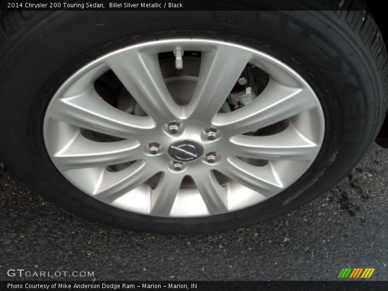 Billet Silver Metallic / Black 2014 Chrysler 200 Touring Sedan