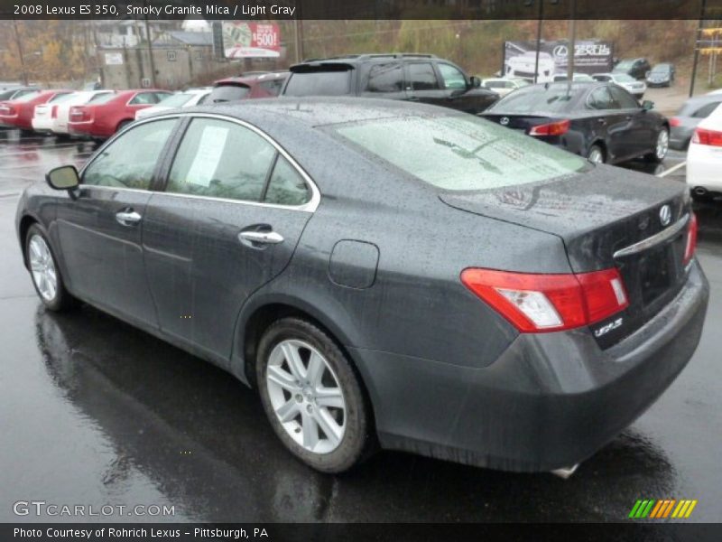 Smoky Granite Mica / Light Gray 2008 Lexus ES 350