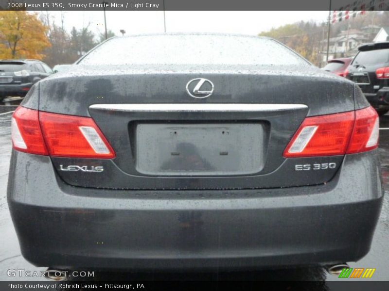Smoky Granite Mica / Light Gray 2008 Lexus ES 350