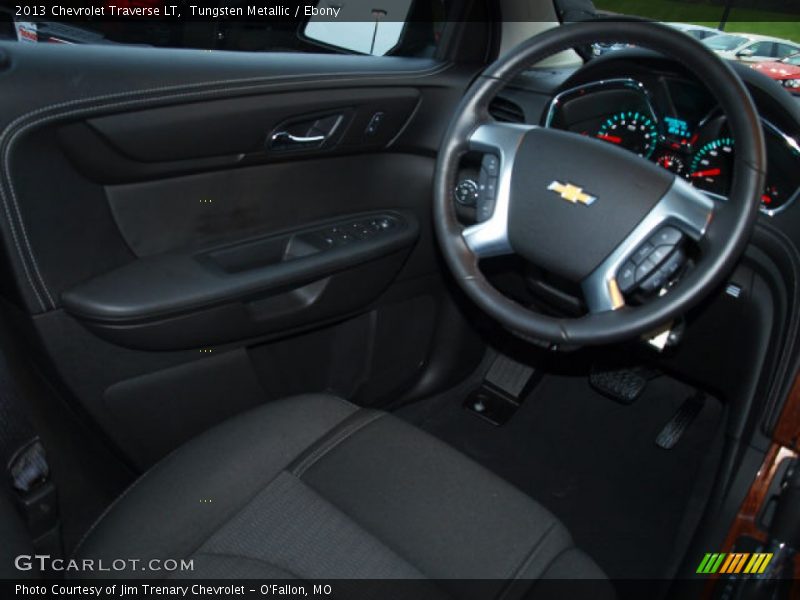 Tungsten Metallic / Ebony 2013 Chevrolet Traverse LT