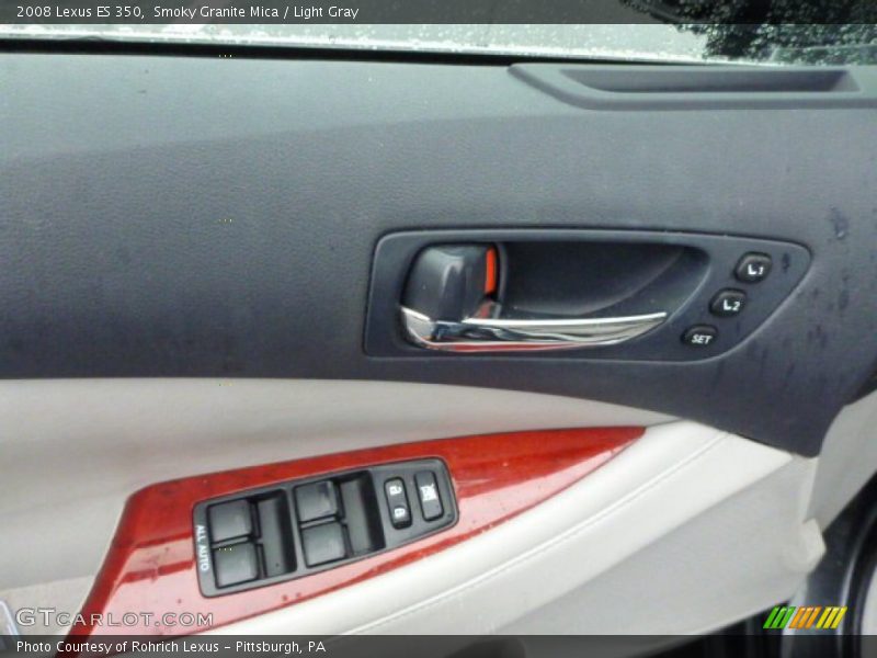 Smoky Granite Mica / Light Gray 2008 Lexus ES 350