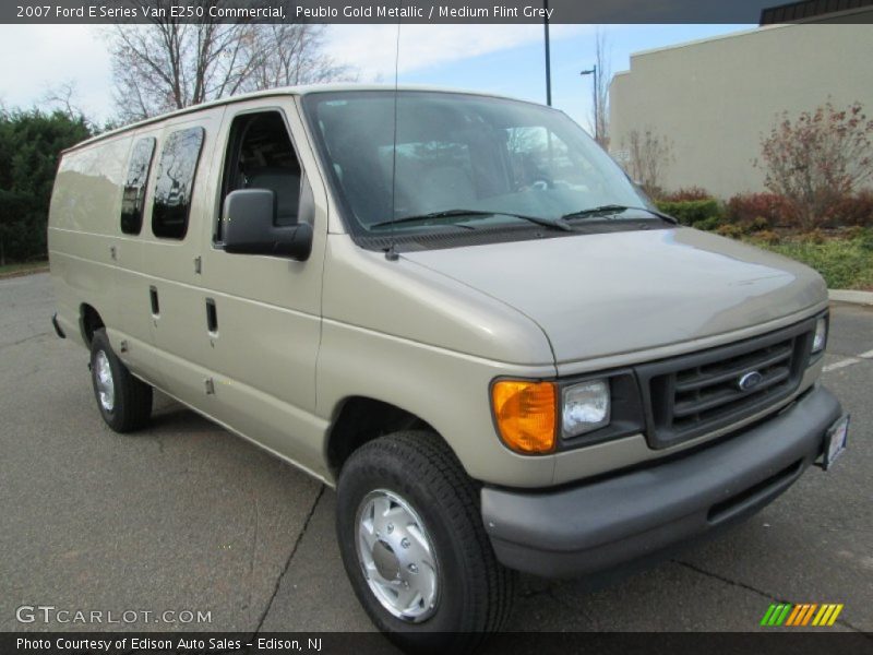 Peublo Gold Metallic / Medium Flint Grey 2007 Ford E Series Van E250 Commercial