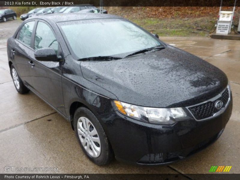 Ebony Black / Black 2013 Kia Forte EX