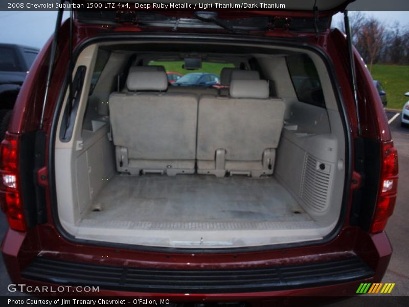 Deep Ruby Metallic / Light Titanium/Dark Titanium 2008 Chevrolet Suburban 1500 LTZ 4x4