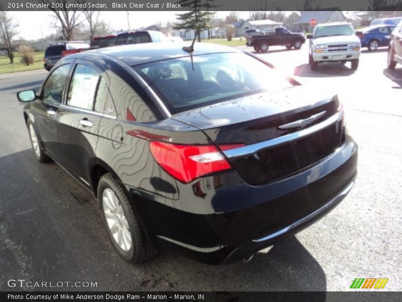 Black Clear Coat / Black 2014 Chrysler 200 Limited Sedan