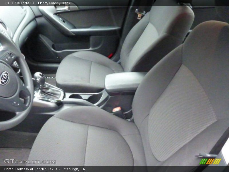 Ebony Black / Black 2013 Kia Forte EX