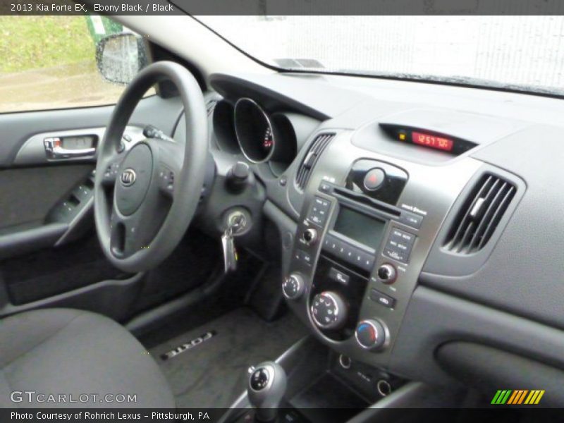 Ebony Black / Black 2013 Kia Forte EX