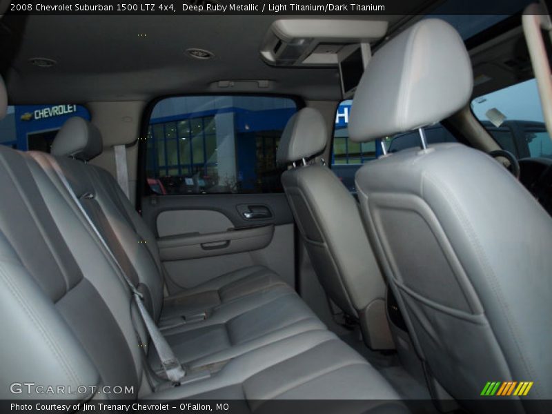 Deep Ruby Metallic / Light Titanium/Dark Titanium 2008 Chevrolet Suburban 1500 LTZ 4x4