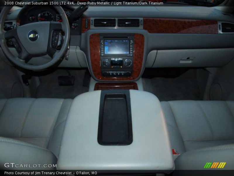 Deep Ruby Metallic / Light Titanium/Dark Titanium 2008 Chevrolet Suburban 1500 LTZ 4x4