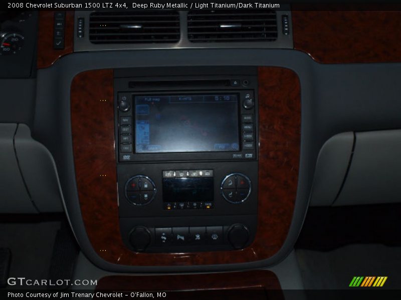 Deep Ruby Metallic / Light Titanium/Dark Titanium 2008 Chevrolet Suburban 1500 LTZ 4x4
