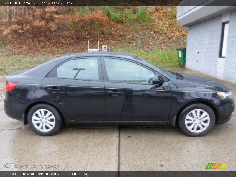 Ebony Black / Black 2013 Kia Forte EX