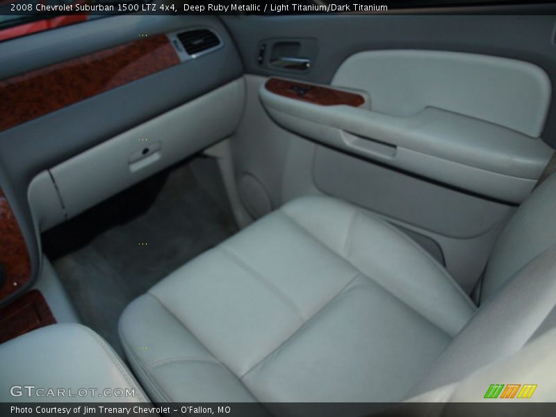 Deep Ruby Metallic / Light Titanium/Dark Titanium 2008 Chevrolet Suburban 1500 LTZ 4x4