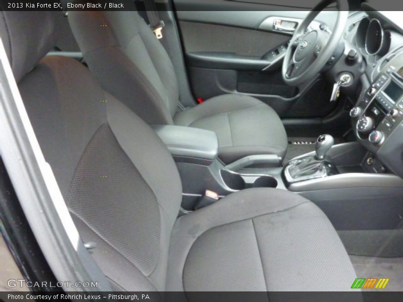 Ebony Black / Black 2013 Kia Forte EX