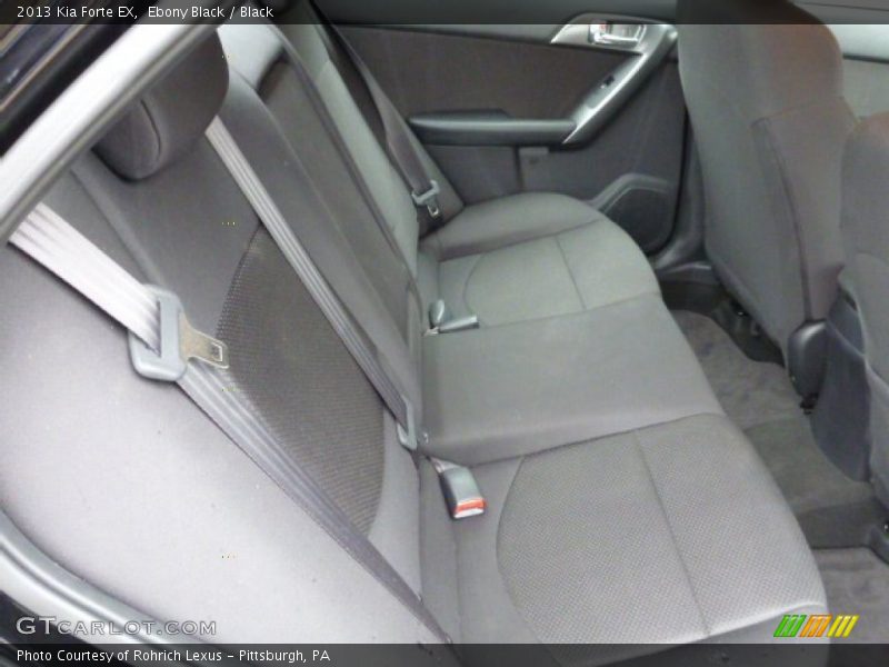 Ebony Black / Black 2013 Kia Forte EX