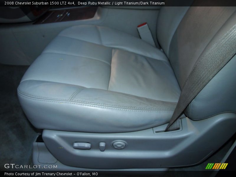 Deep Ruby Metallic / Light Titanium/Dark Titanium 2008 Chevrolet Suburban 1500 LTZ 4x4